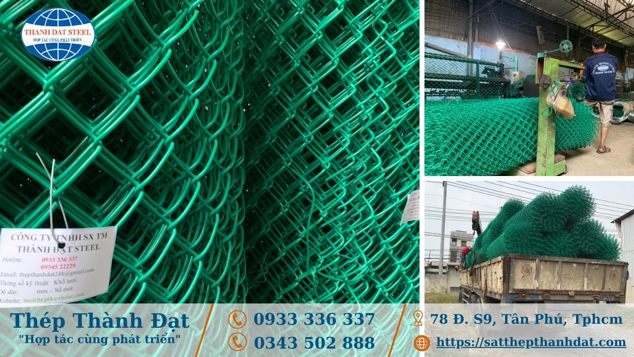 Thành Đạt Steel chuyên sản xuất và phân phối lưới b40 bọc nhựa