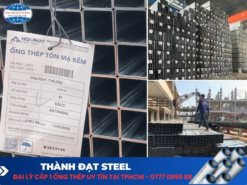 Phân loại - ưu điểm của thép hộp mạ kẽm