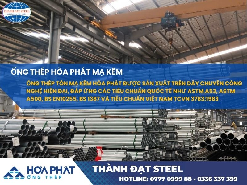 ống thép hòa phát mạ kẽm
